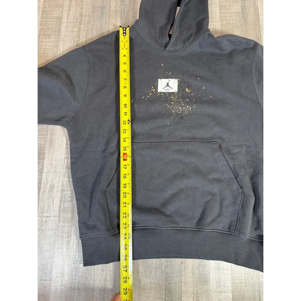 Jordan Cleveland Cavaliers NBA Hoodie Mens Medium Gray IQ0850-060 Oversized NEW